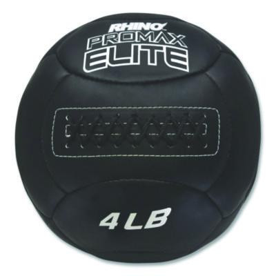 Rhino Promax Elite Medicine Ball, 4 Lb, Black