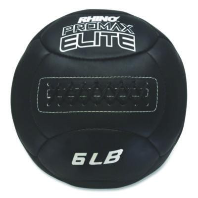 Rhino Promax Elite Medicine Ball, 6 Lb, Black