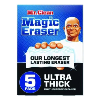 Magic Eraser Ultra Thick, White, 5/Pack