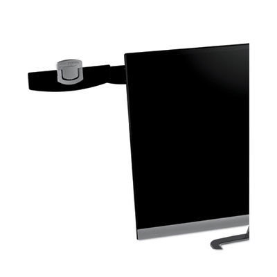 Swing Arm Copy Clip Document Holder, Holds Up To 30 Legal Size Sheets, Plastic, Black/Silver Clip
