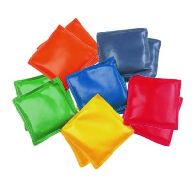 Bean Bag Set, Vinyl, 4", Assorted Colors, 12/Box