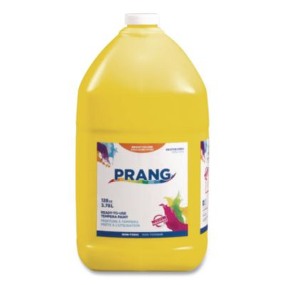 Ready-To-Use Tempera Paint, Yellow, 1 Gal Bottle