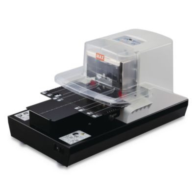 Eh-110f Professional Heavy Duty Flat Clinch Stapler, 100-Sheet Capacity, Gray