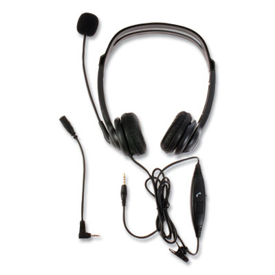 Zum Zum350B Binaural Over The Head Headset, Black