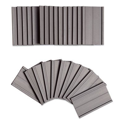 Magnetic Card Holders, 2 X 1, Black, 25/Pack
