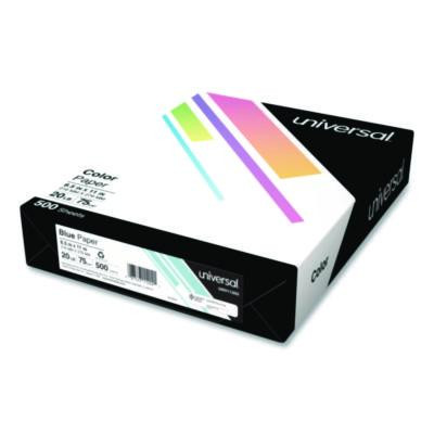Deluxe Colored Paper, 20 Lb Bond Weight, 8.5 x 11, Blue, 500/Ream