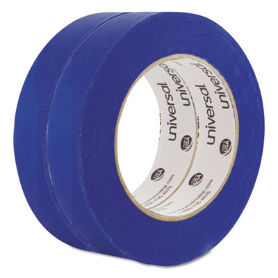 Premium Blue Masking Tape With Uv Resistance, 3" Core, 24 Mm X 54.8 M, Blue, 2/Pack