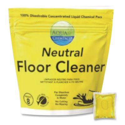 Neutral Floor Cleaner, Lavender Scent, 20 Chempacs/Pack, 12 Packs/Carton