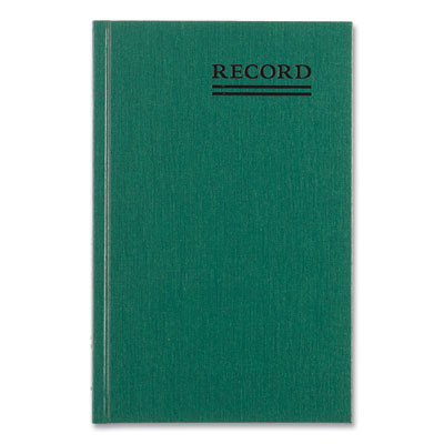 Emerald Series Account Book, Green Cover, 9.63 X 6.25 Sheets, 200 Sheets/Book