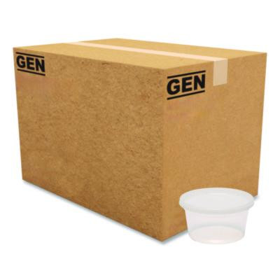 Plastic Deli Container With Lid, 12 Oz, Clear, Plastic, 240/Carton