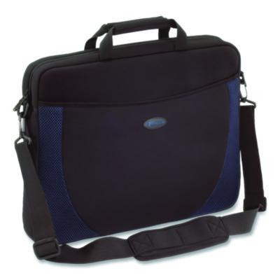 Horizontal Slipcase, Fits Devices Up To 17", Neoprene, 17.25 x 4 x 13, Black/Blue
