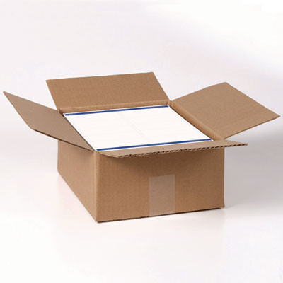 Shipping Labels w/ Trueblock Technology, Inkjet/Laser Printers, 2 x 4, White, 10/Sheet, 500 Sheets/Carton