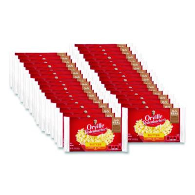 Gourmet Microwave Popcorn, Butter, 3.29 Oz Bag, 36/Carton