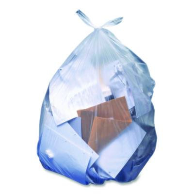 Linear Low-Density Can Liners, 30 Gal, 1.1 Mil, 36" x 30", Clear, Flat Pack, 250/Carton