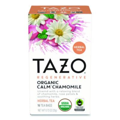 Tea Bags, Organic Calm Camomile, 16/Box
