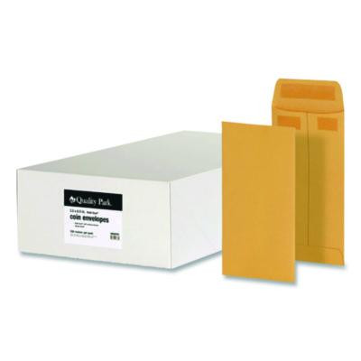 Redi-Seal Coin And Small Parts Envelope, #7, Cheese Blade Flap, Redi-Seal Adhesive Closure, 3.5 x 6.5, Kraft Brown, 500/Box