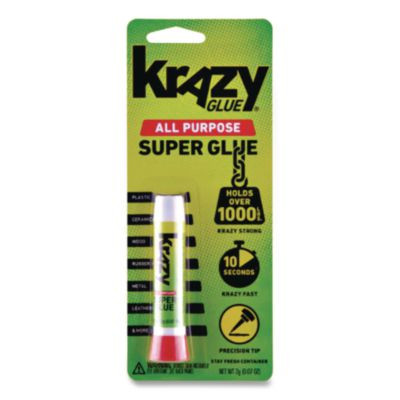 All Purpose Krazy Glue, 0.07 Oz, Dries Clear