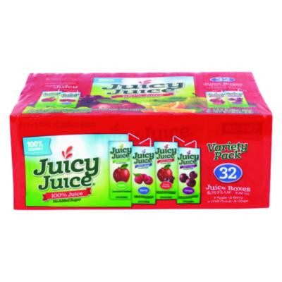 Juice Box Variety Pack, Assorted Flavors, 6.75 Oz. Box, 32/Carton
