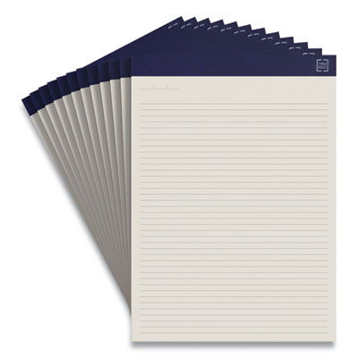Notepads, Narrow Rule, (50) Ivory 8.5 x 11 Sheets, 12/Pack