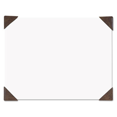 100% Recycled Doodle Desk Pad, Refillable, (50) White Sheets, 22" x 17", White