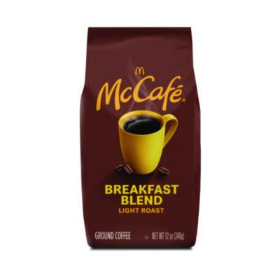 Ground Coffee, Breakfast Blend, 12 Oz Bag
