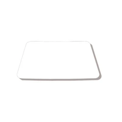 Bakery Bright White Cake Pad, Single Wall Pad, 1/4 Sheet, 10 x 14, Bright White, Paper, 100/Bundle