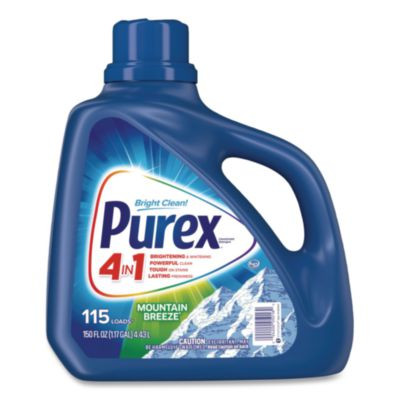 Liquid Laundry Detergent, Mountain Breeze Scent, 150 Oz Bottle