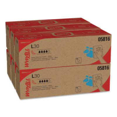 L30 Towels, Pop-Up Box, 9.8 x 16.4, White, 120/Box, 6 Boxes/Carton