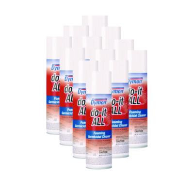 Do-It-All Germicidal Foaming Cleaner, 18 Oz Aerosol Spray, 12/Carton