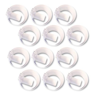 Wall Mount Holder, 6 x 6 x 4, White, 12/Carton