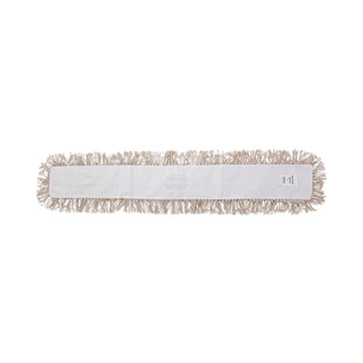 Industrial Dust Mop Head, Hygrade Cotton, 48 x 5, White