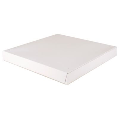 Lock-Corner Pizza Boxes, 16 x 16 x 1.88, White, Paper, 100/Carton