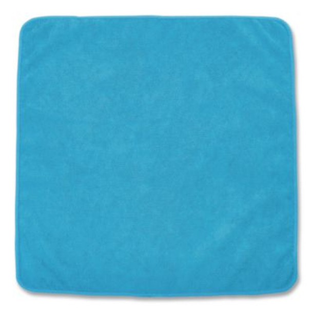 Microfiber Cleaning Cloths, 12 X 12, Blue, 24/Pack