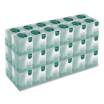 Naturals Facial Tissue For Business, Boutique Pop-Up Box, 2-Ply, White, 90 Sheets/Box, 36 Boxes/Carton