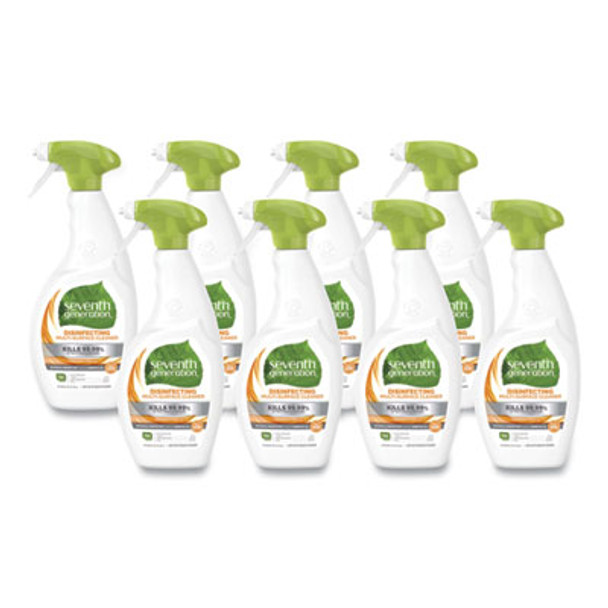 Botanical Disinfecting Multi-Surface Cleaner, 26 Oz Spray Bottle, 8/Carton