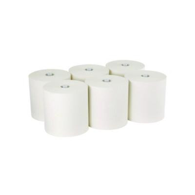 Pacific Blue Ultra Paper Towels, 1-Ply, 7.87" x 1,150 Ft, White, 6 Rolls/Carton
