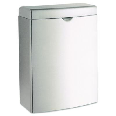 Contura Receptacle, 1 Gal, Stainless Steel