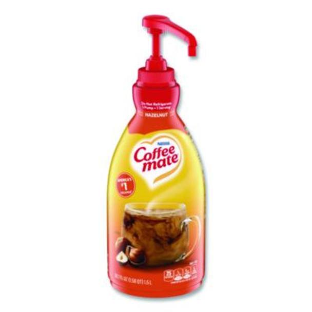 Liquid Coffee Creamer, Hazelnut, 1.5 L Pump Bottle