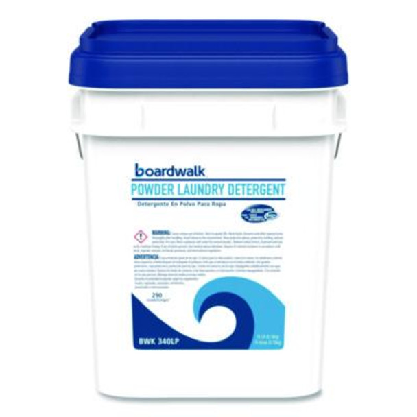 Powder Laundry Detergent, Low Foam, Crisp Clean Scent, 18 Lb Pail