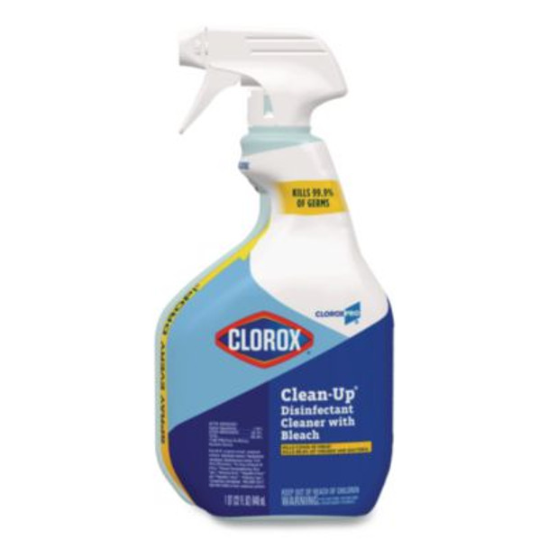 Cloroxpro Clean-Up Disinfectant Cleaner With Bleach, 32 Oz Smart Tube Spray