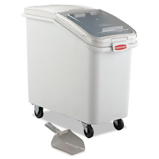 Prosave Mobile Ingredient Bin, 26.18 Gal, 15.5 x 29.5 x 28, White, Plastic