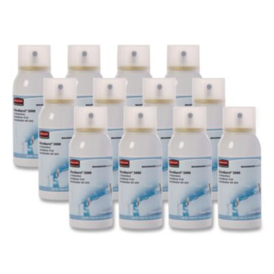 Microburst 3000 Refill, Linen Fresh, 2 Oz Aerosol Spray, 12/Carton