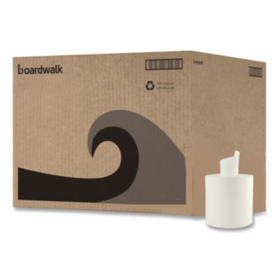 Center-Pull Roll Towels, 2-Ply, 10 x 7.6, White, 600/Roll, 6/Carton