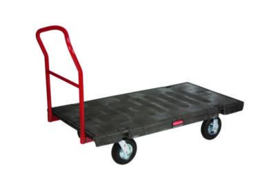 Heavy-Duty Platform Truck Cart, 1,200 Lb Capacity, 24 X 48 Platform, Black