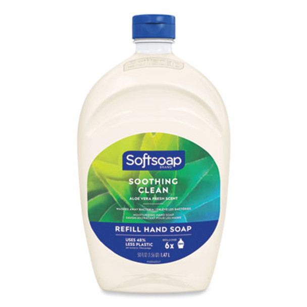 Moisturizing Hand Soap Refill With Aloe, Fresh Scent, 50 Oz, 6/Carton