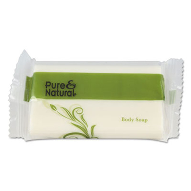 Body And Facial Soap, Fresh Scent, # 1 1/2 Flow Wrap Bar, 500/Carton