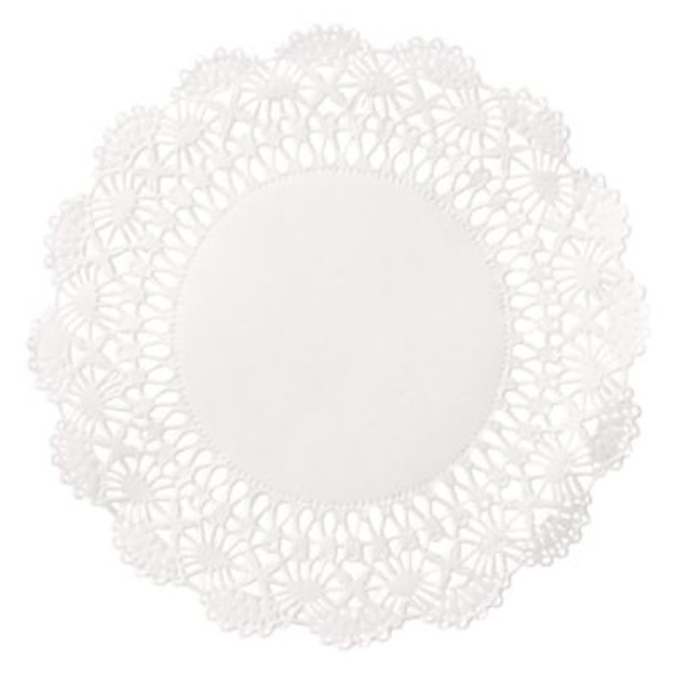 Cambridge Lace Doilies, Round, 10", White, 1,000/Carton
