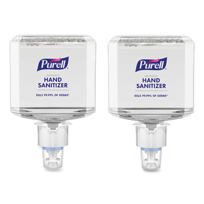 Advanced Hand Sanitizer Foam, For Es4 Dispensers, 1,200 Ml Refill, Refreshing Scent, 2/Carton