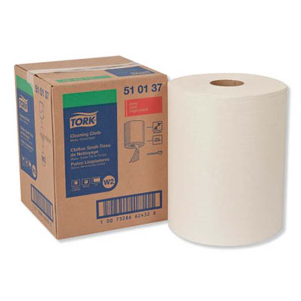 Cleaning Cloth, 12.6 X 10, White, 500 Wipes/Carton