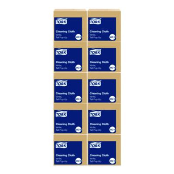 Cleaning Cloth, 8.46 X 16.13, White, 100 Wipes/Box, 10 Boxes/Carton